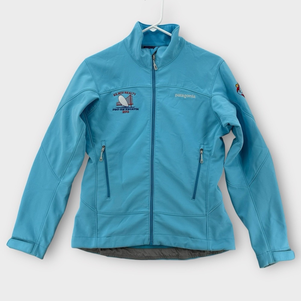 Patagonia R2 Regulator Jacket Women’s Small Blue Full Zip Fleece Polartec LOGO